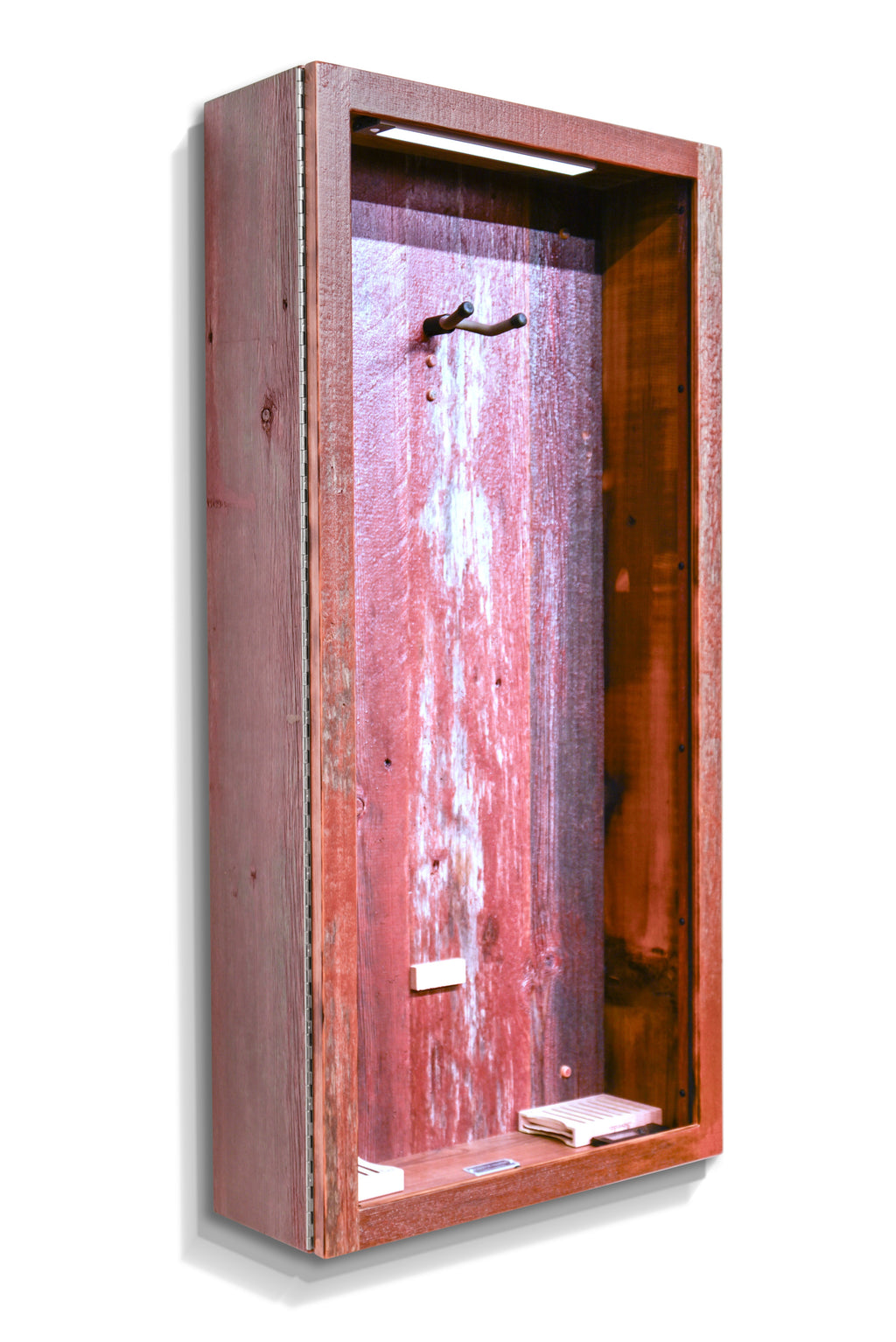 ClimaCase Rectangle Humidor - Reclaimed Barnwood (Red) Acoustic Remedy Cases