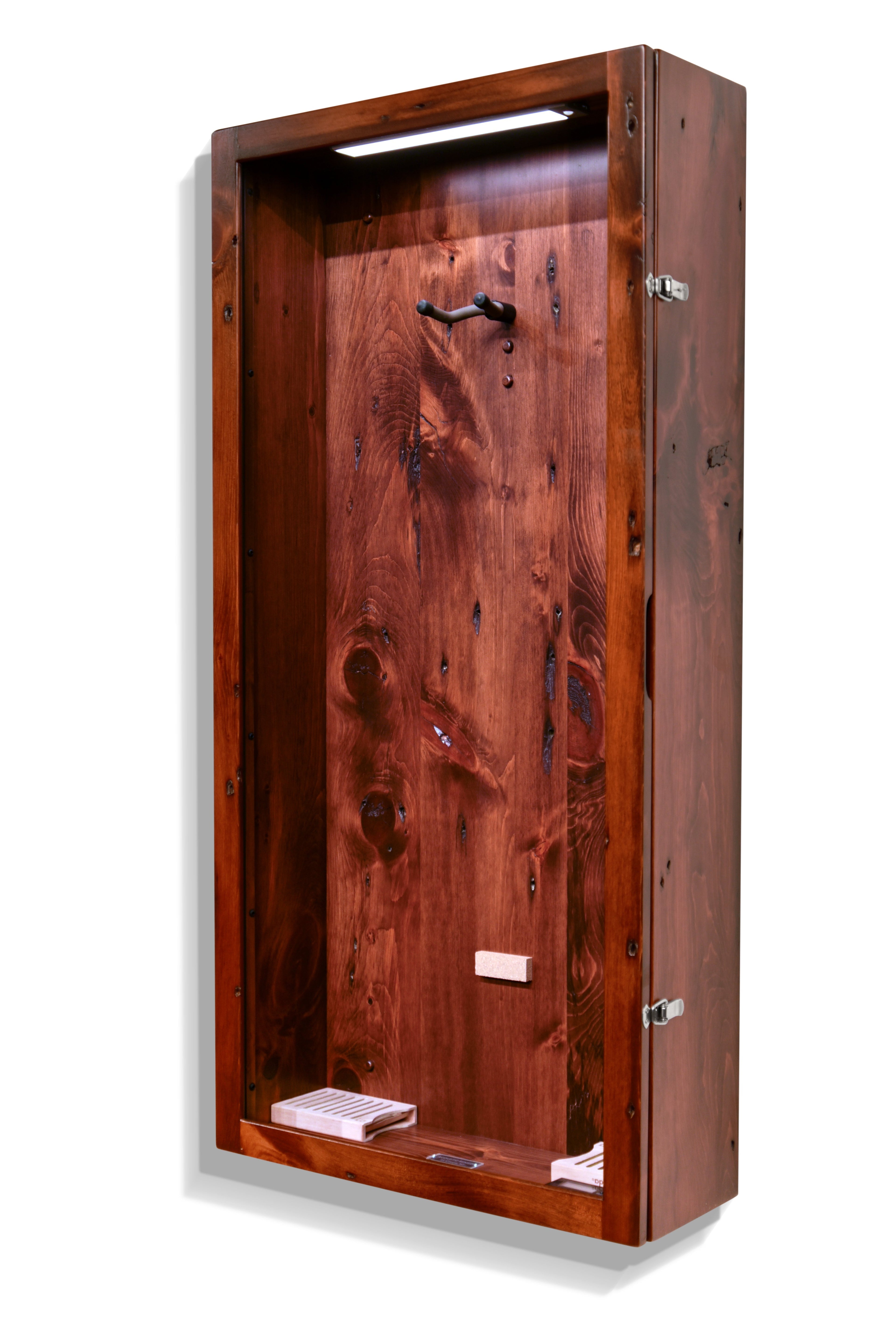 ClimaCase Rectangle Humidor - 300 Year Old Reclaimed Wood with Boston Stain Acoustic Remedy Cases