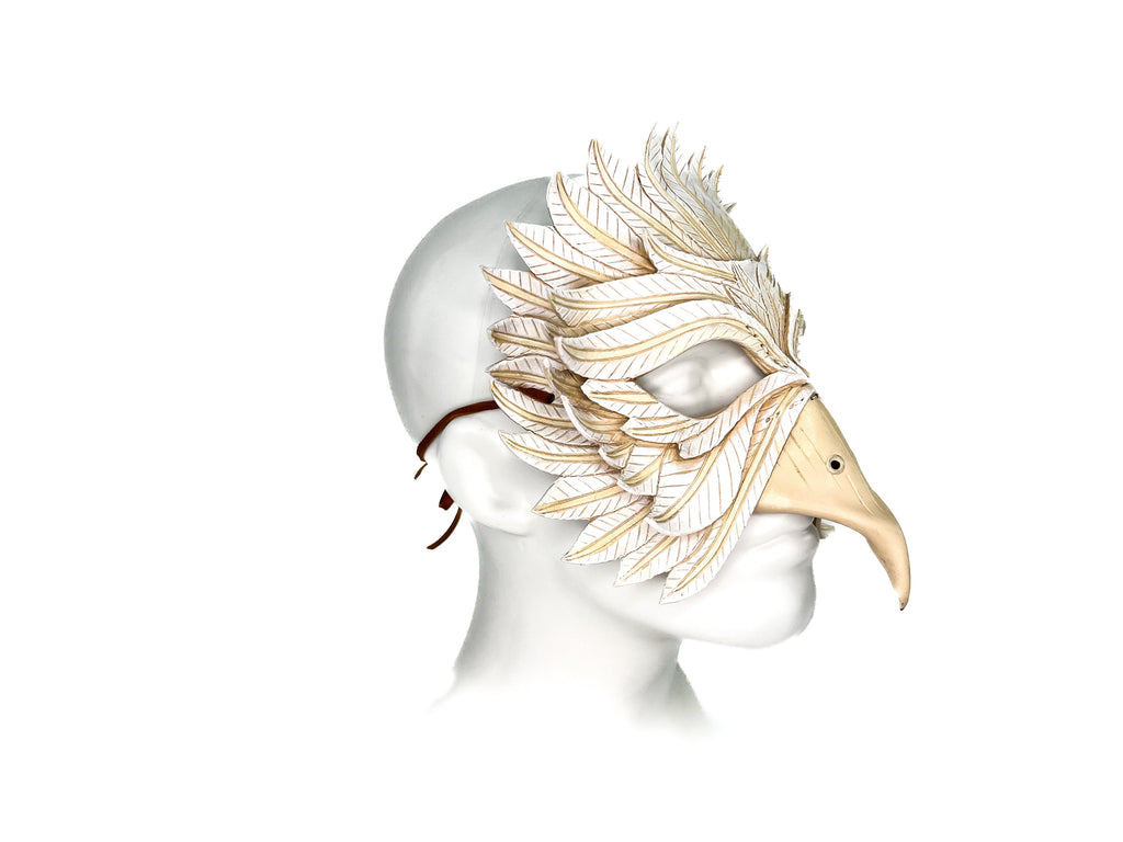Dove Handmade Genuine Leather Mask Rockwell Masks
