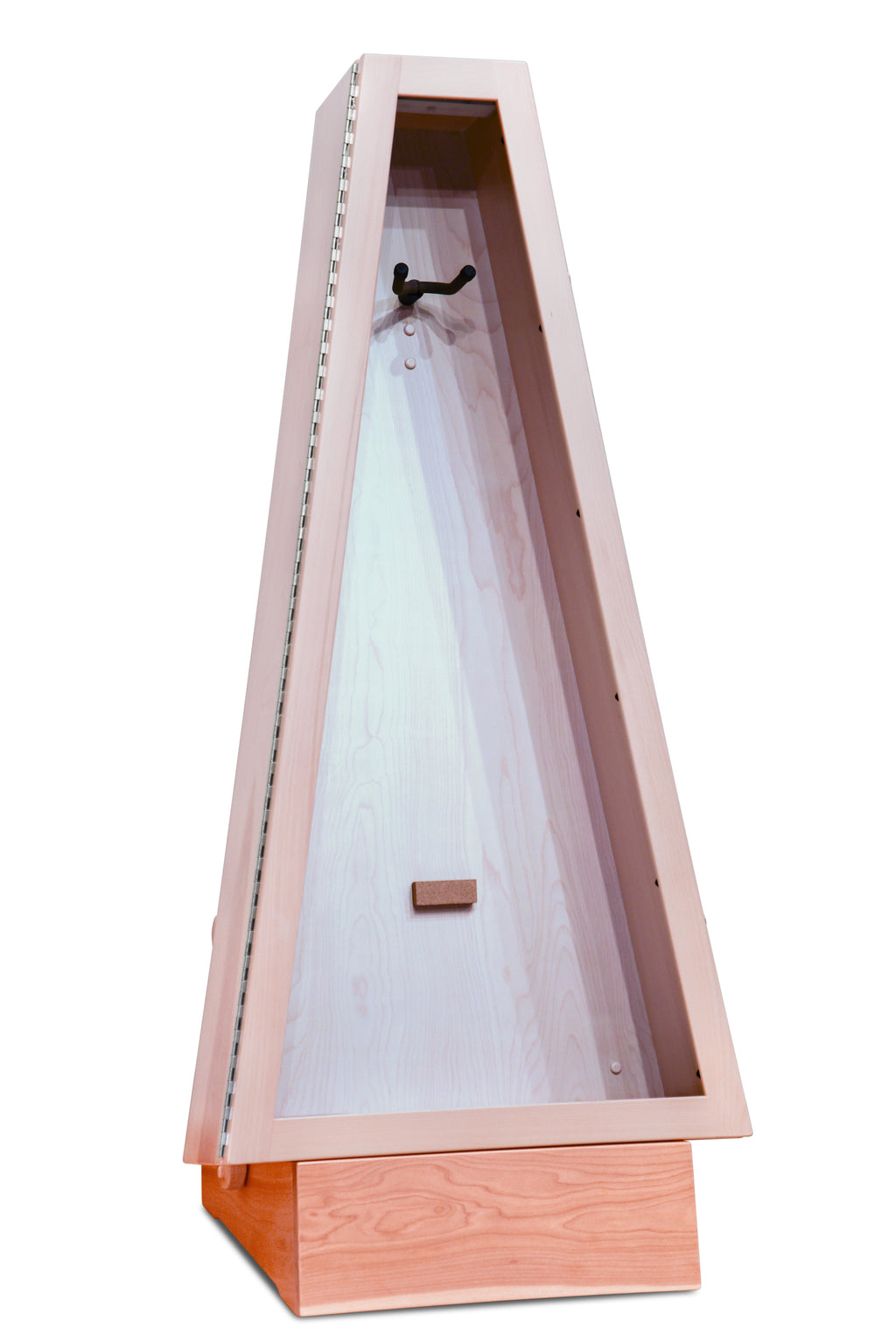 ClimaStand Triangle Humidor with Base - Birch with Campbell White Stain Acoustic Remedy Cases