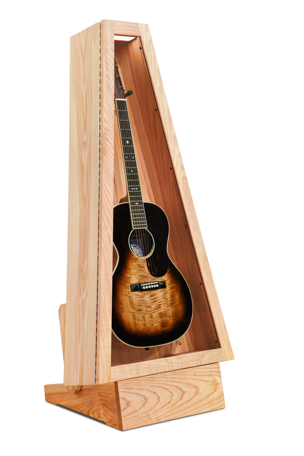 ClimaStand Triangle Humidor with Base - Northern White Ash Acoustic Remedy Cases