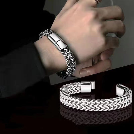 Men's simple and domineering punk high-end bracelet