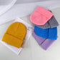 Plain knitted hat winter wool hat hat men and women warm hat