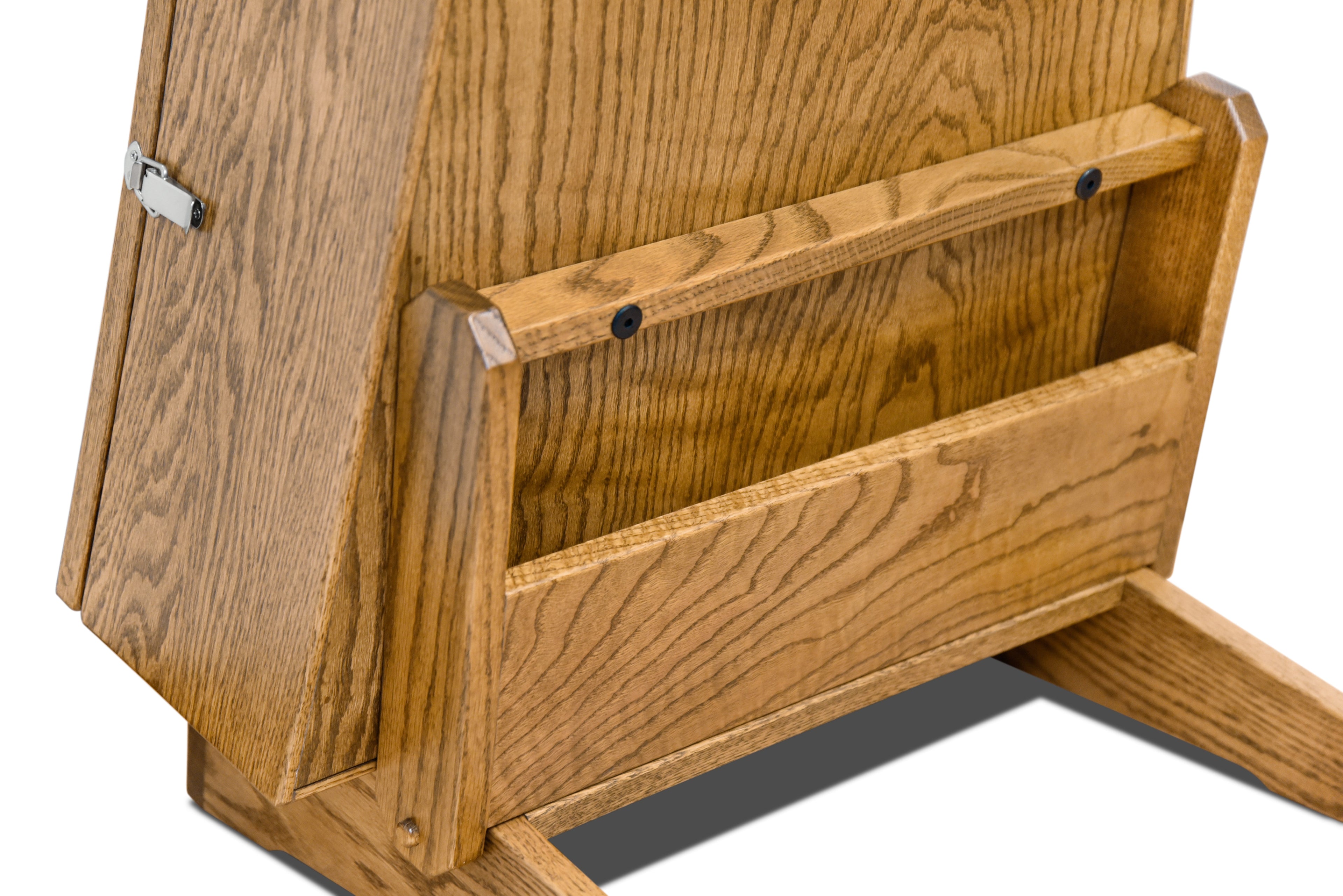 ClimaStand Triangle Humidor with Base - Red Oak with Golden Oak Stain Acoustic Remedy Cases
