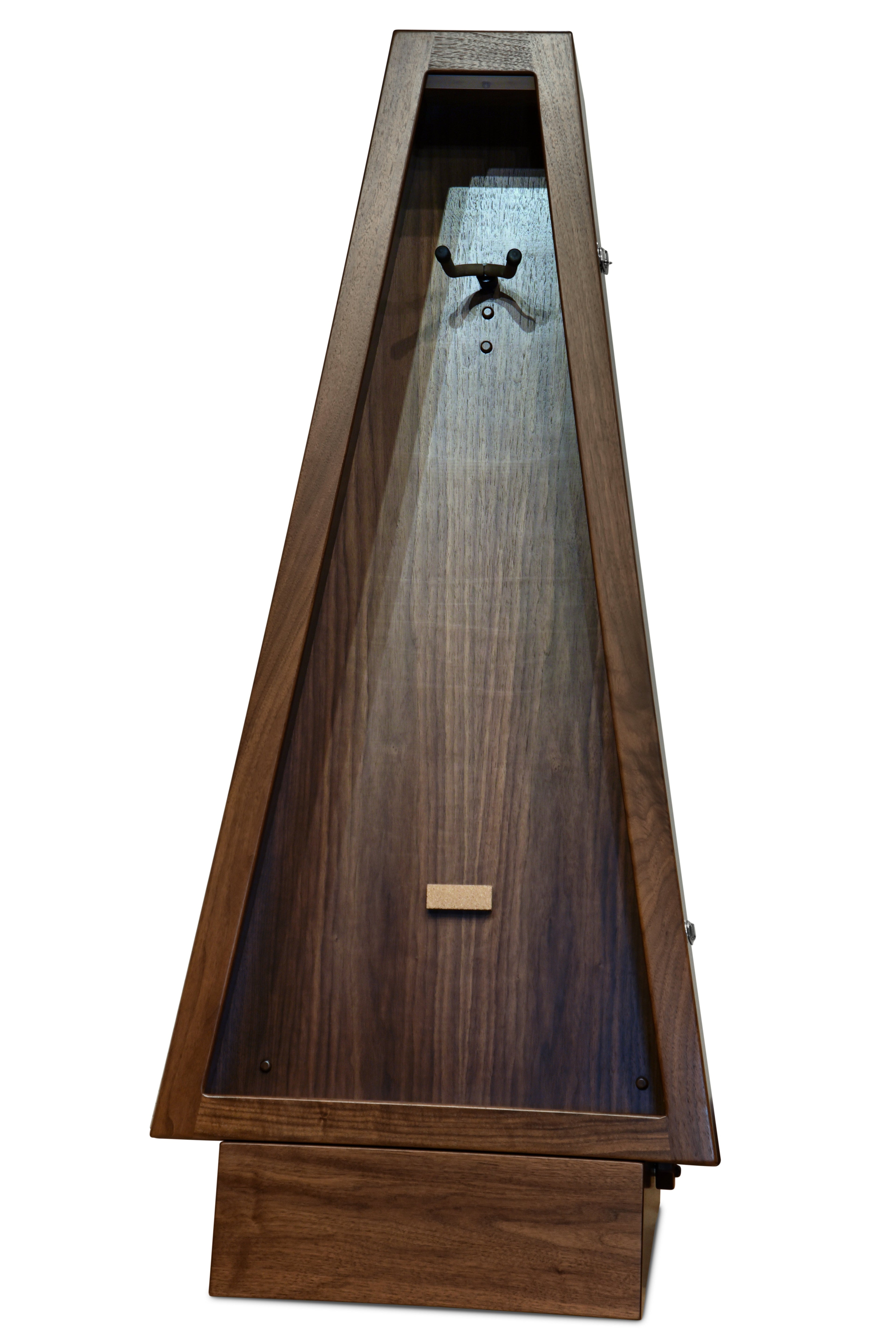 ClimaStand Triangle Humidor with Base - Walnut Acoustic Remedy Cases