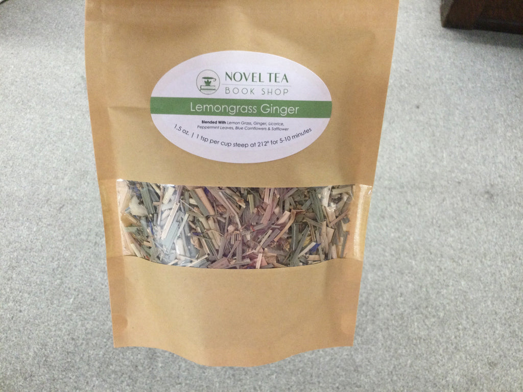 Lemongrass Ginger Loose Leaf Tea Novel Tea Book Shop