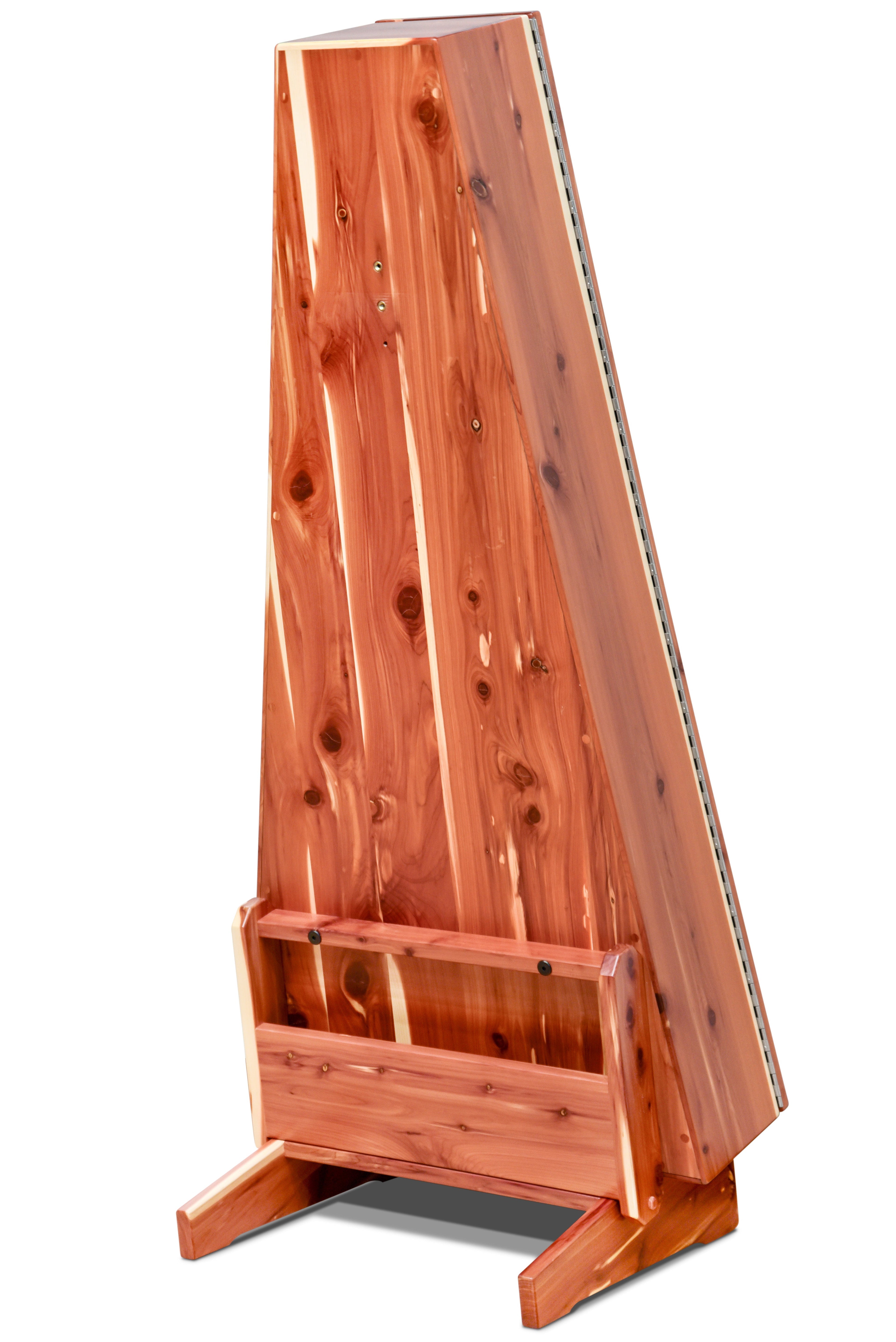 ClimaStand Triangle Humidor with Base - Cedar Acoustic Remedy Cases