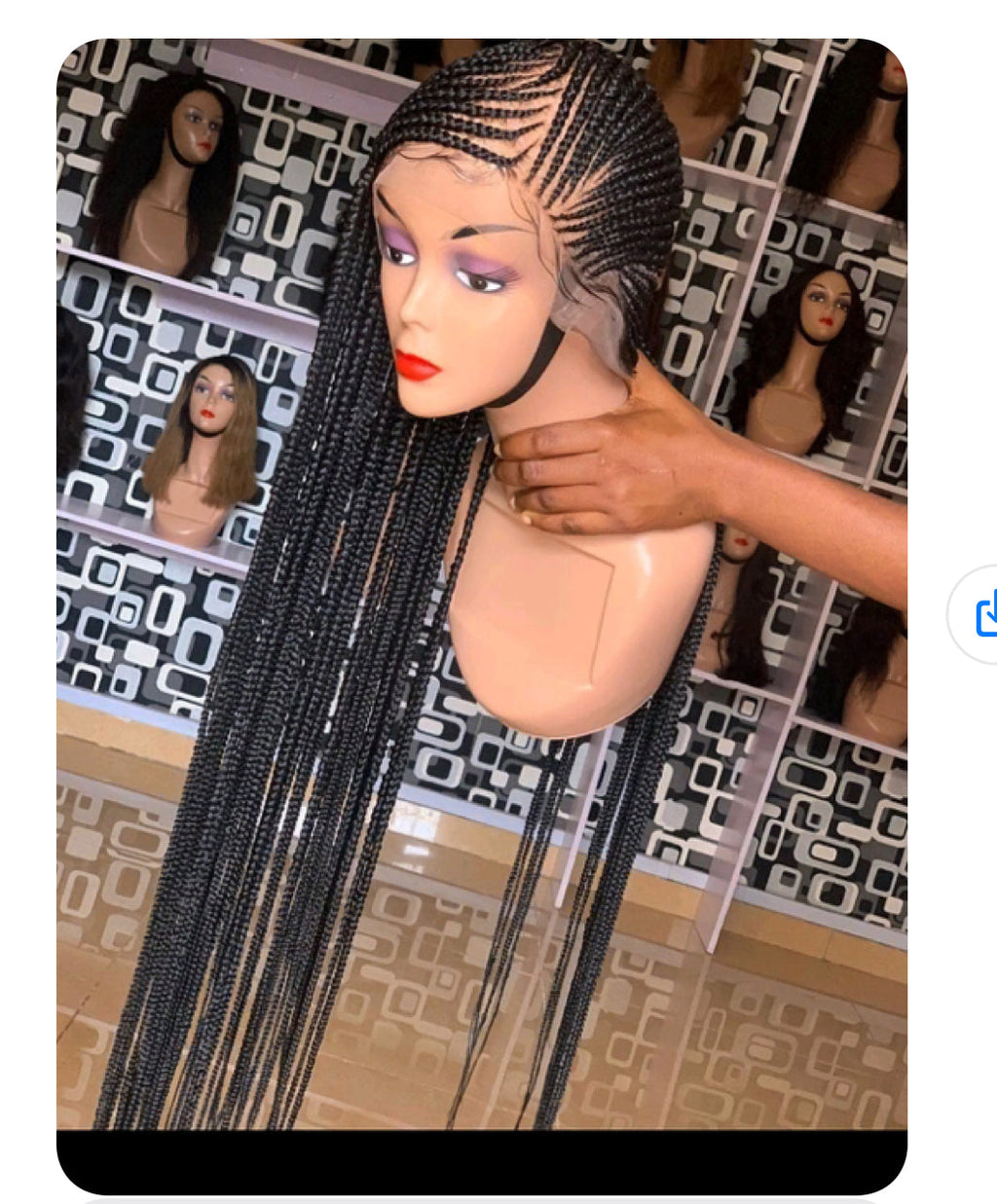 Lemonade braids braidedwig HOL stores