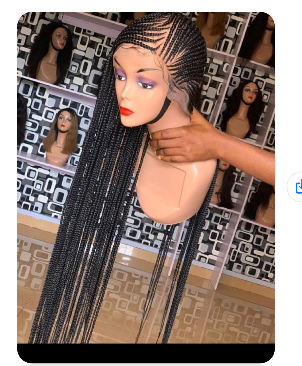 Lemonade braids braidedwig HOL stores