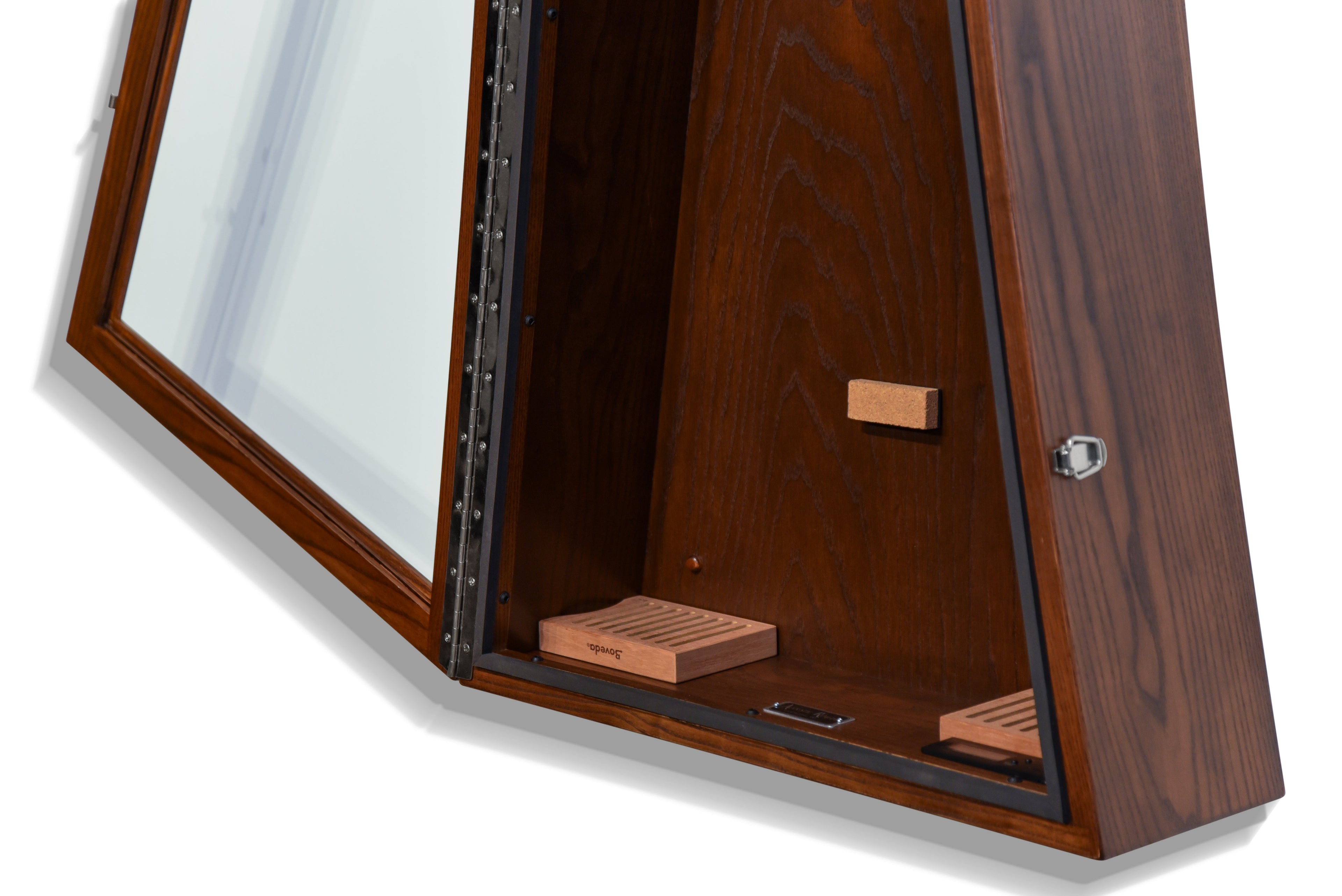 ClimaCase Triangle Humidor - Northern White Ash with Coffee Stain Acoustic Remedy Cases