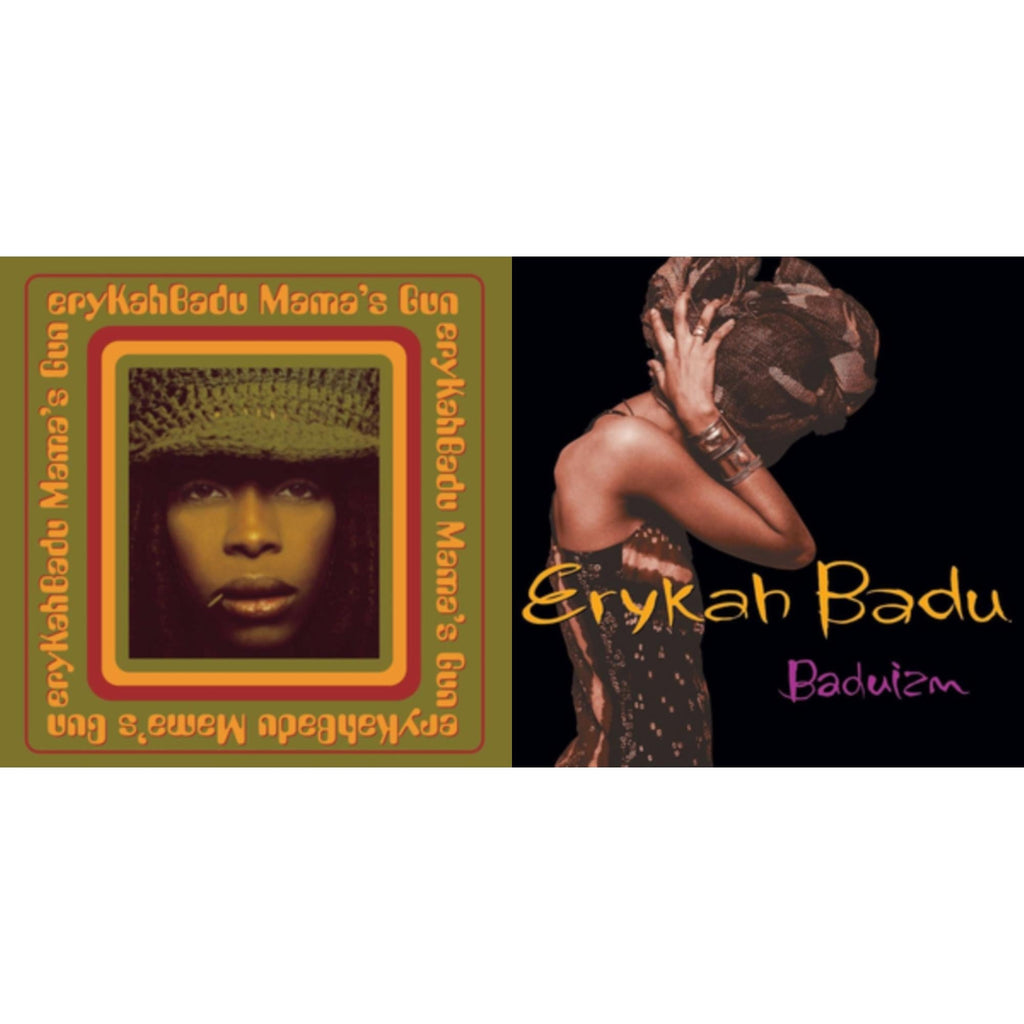 Erykah Badu - Mama's Gun & Baduizm - LP Vinyl Bundle Bundle Music