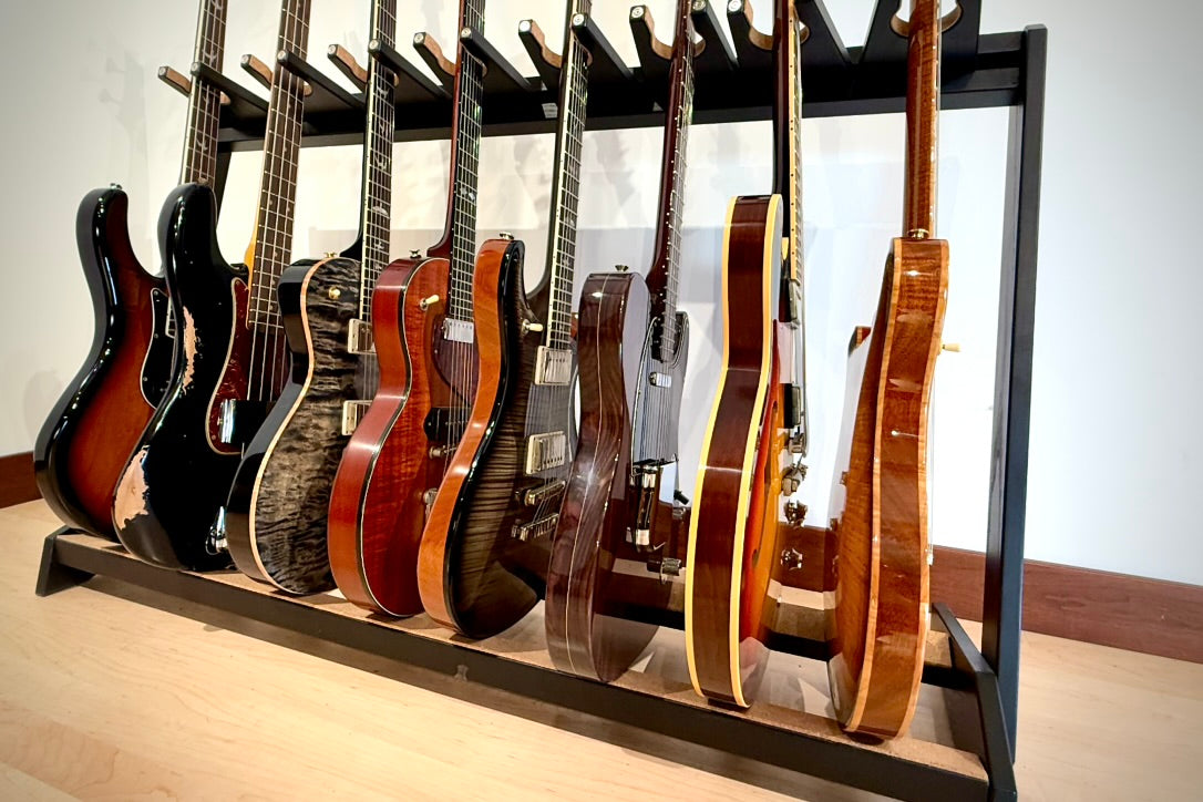Traditional StringRack - Ash - Piano Black Acoustic Remedy Cases