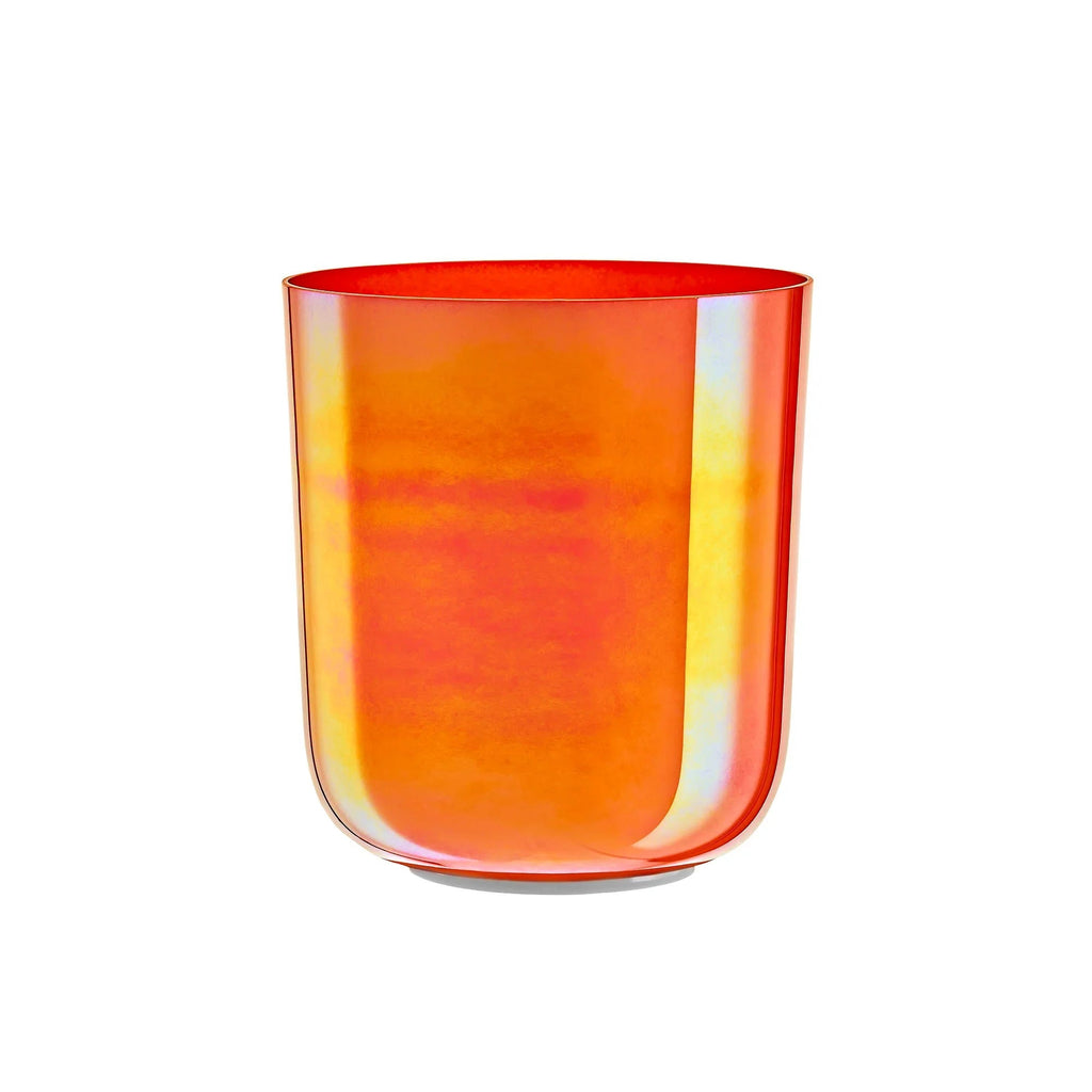 6.7" Essence Crystal Singing Bowl, Note C4, Orange, Root Chakra, 440 Hz Utah Energy Healing Center