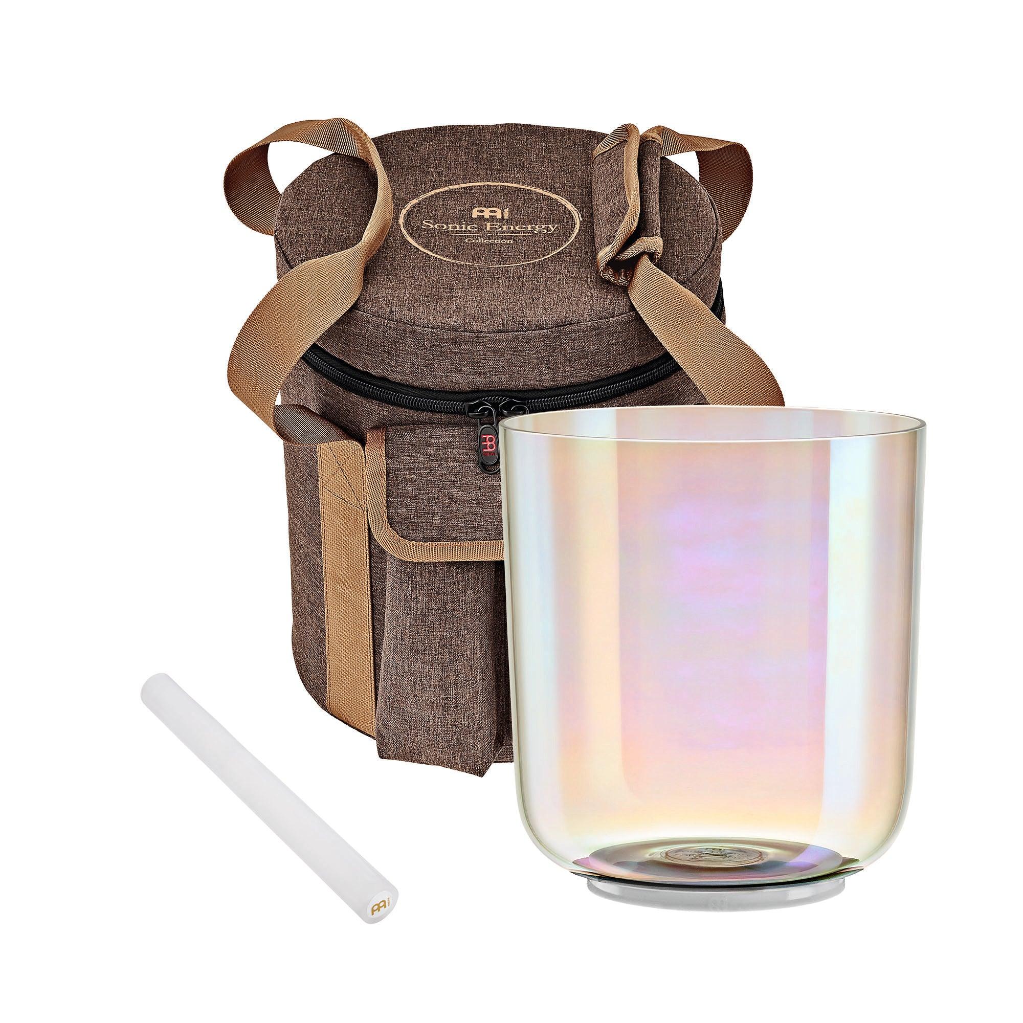 6" Essence Crystal Singing Bowl, Note E4, Clear, Solar Plexus Chakra, 440 Hz Utah Energy Healing Center