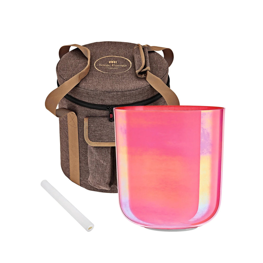 7.5" Essence Crystal Singing Bowl, Note G3, Lotus Pink, Throat Chakra, 440 Hz Utah Energy Healing Center