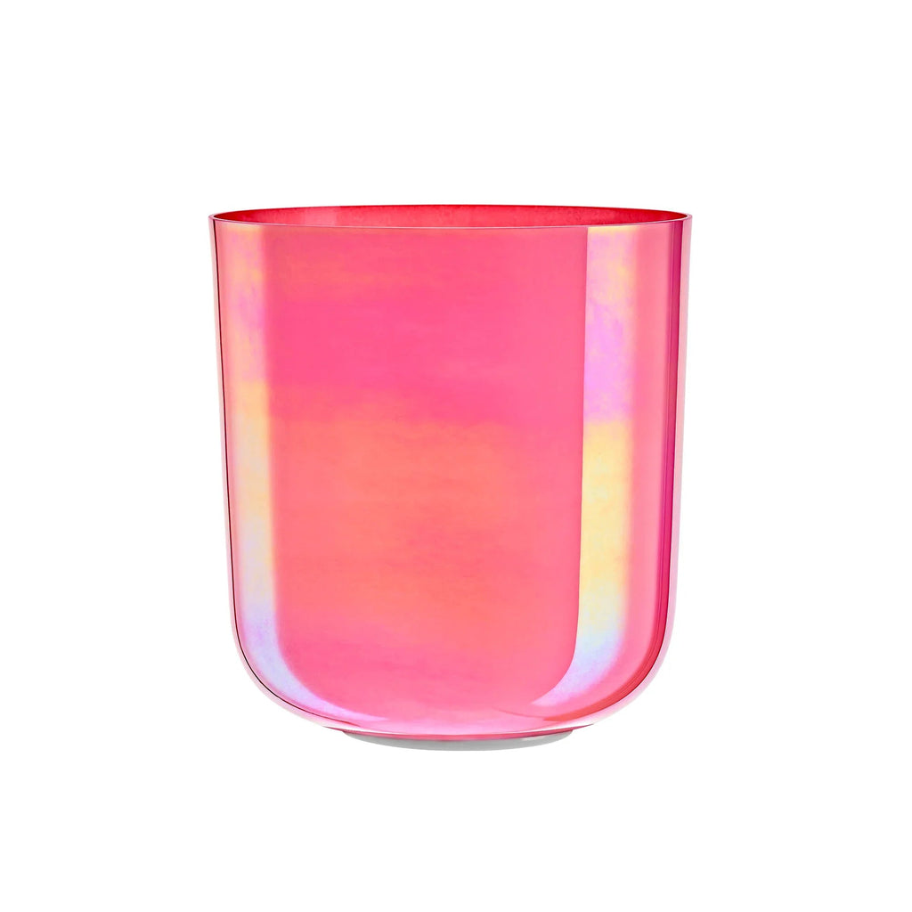 7.5" Essence Crystal Singing Bowl, Note G3, Lotus Pink, Throat Chakra, 440 Hz Utah Energy Healing Center