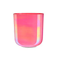 7.5" Essence Crystal Singing Bowl, Note G3, Lotus Pink, Throat Chakra, 440 Hz Utah Energy Healing Center