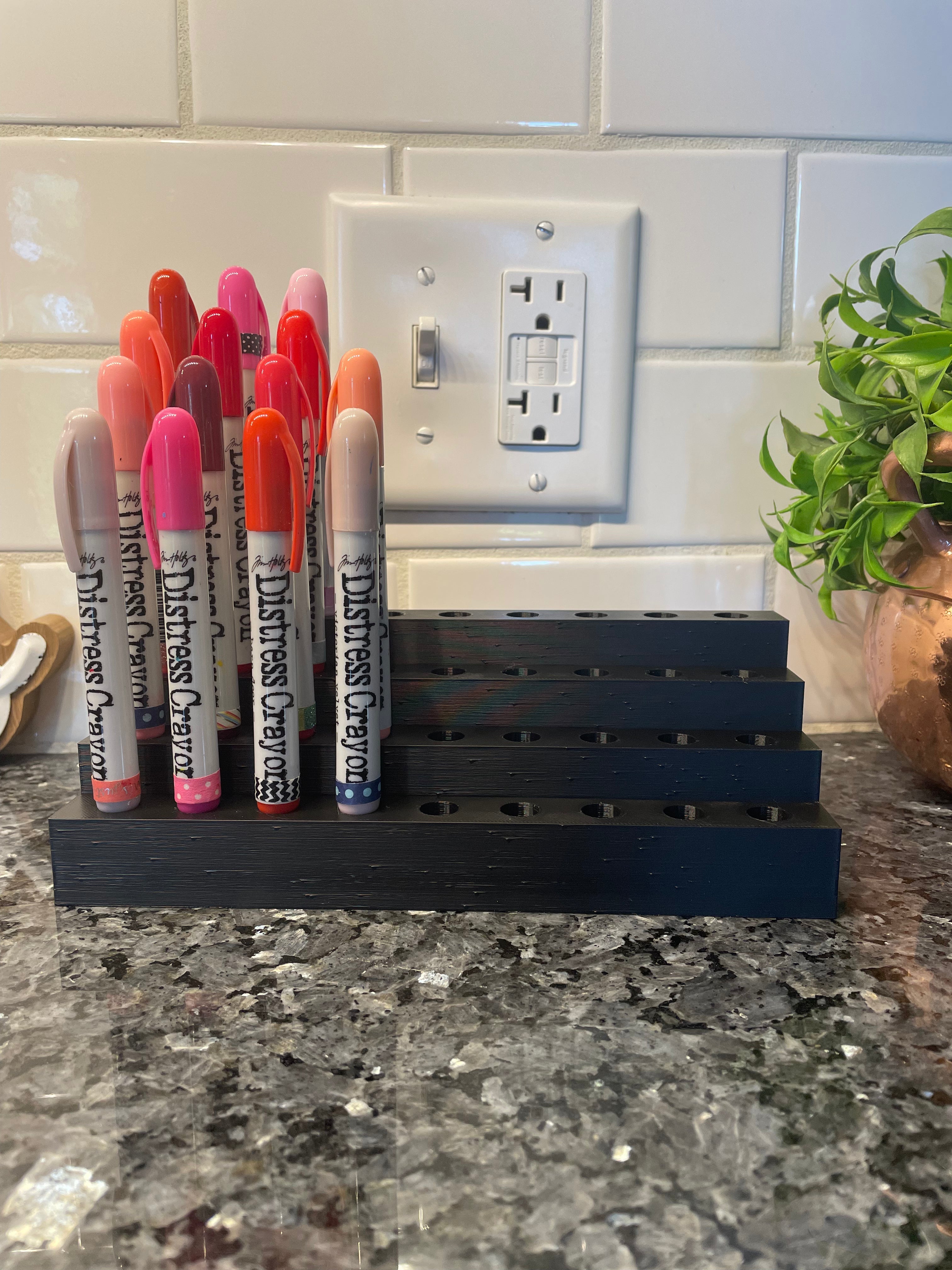 Ranger Distress Crayons Caddy For Tim Holtz Products Y-Axis Printing LLC