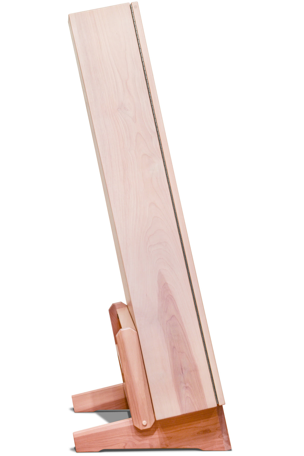 ClimaStand Triangle Humidor with Base - Birch with Campbell White Stain Acoustic Remedy Cases