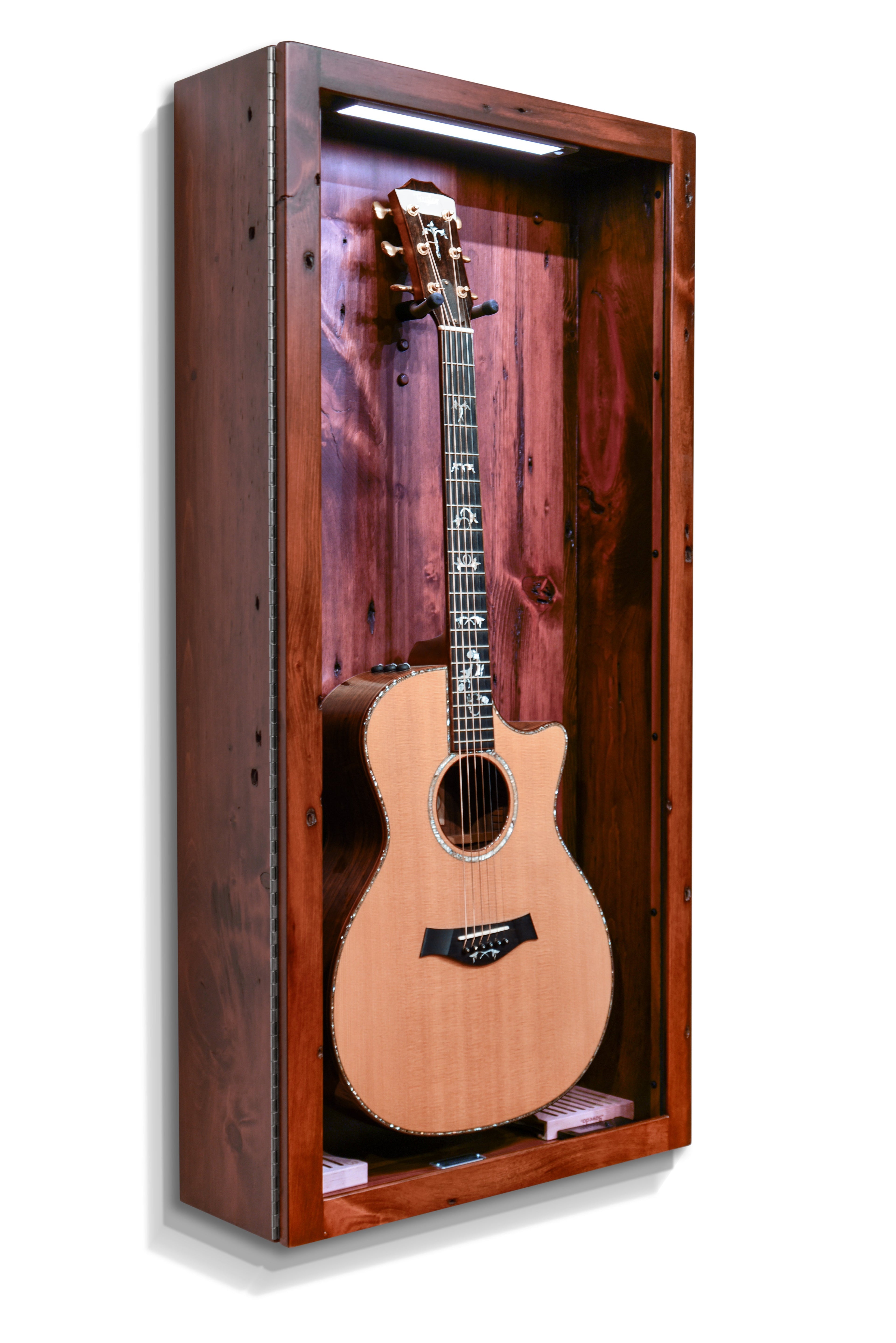 ClimaCase Rectangle Humidor - 300 Year Old Reclaimed Wood with Boston Stain Acoustic Remedy Cases