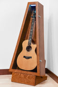 ClimaStand Triangle Humidor with Base - Quartersawn White Oak with Boston Stain Acoustic Remedy Cases