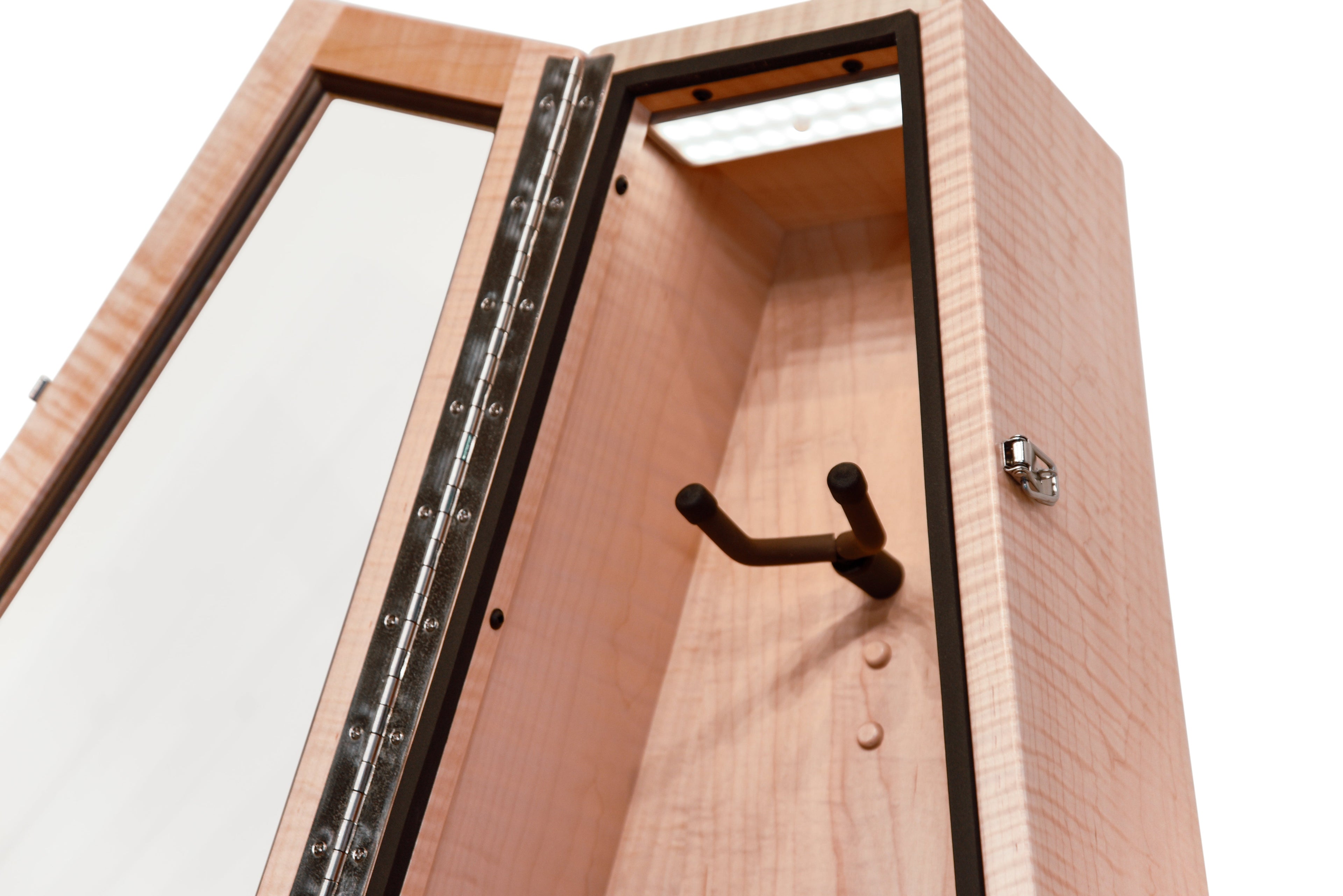 ClimaStand Triangle Humidor with Base - Flamed Maple Acoustic Remedy Cases
