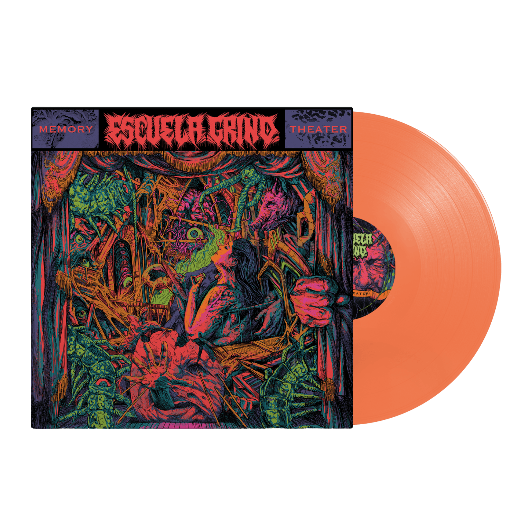 Escuela Grind - Memory Theater Orange Vinyl MNRK Heavy