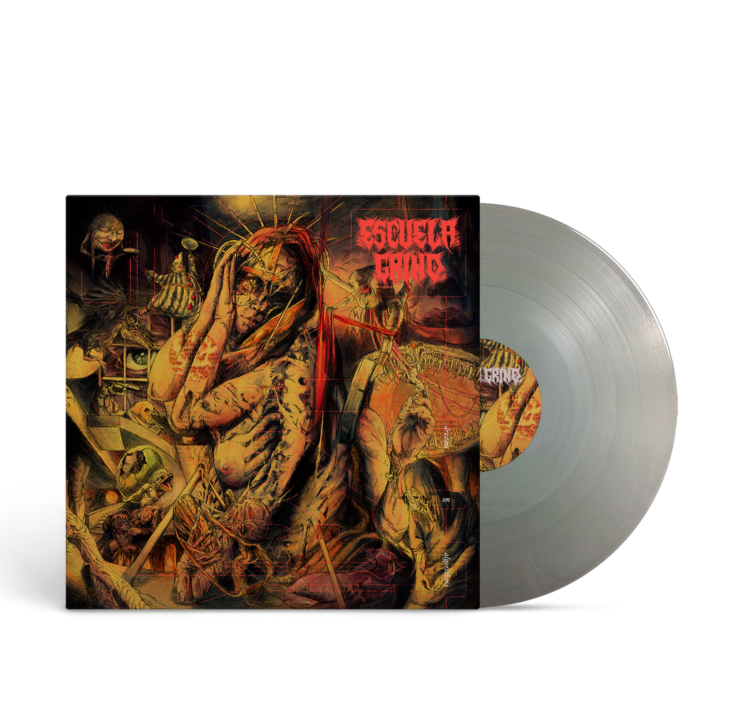 Escuela Grind - Dreams On Algorithms Metallic Silver Vinyl LP MNRK Heavy