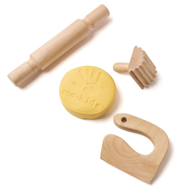 Eco-Dough Wooden Tools Set elseware unplug