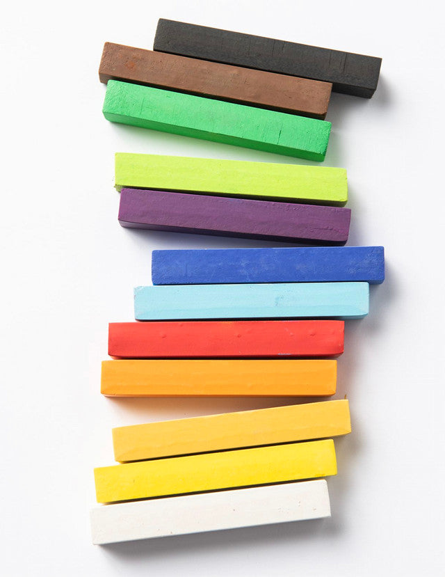 Pastel Sticks – Talc-Free – 12 Vibrant Colors elseware unplug