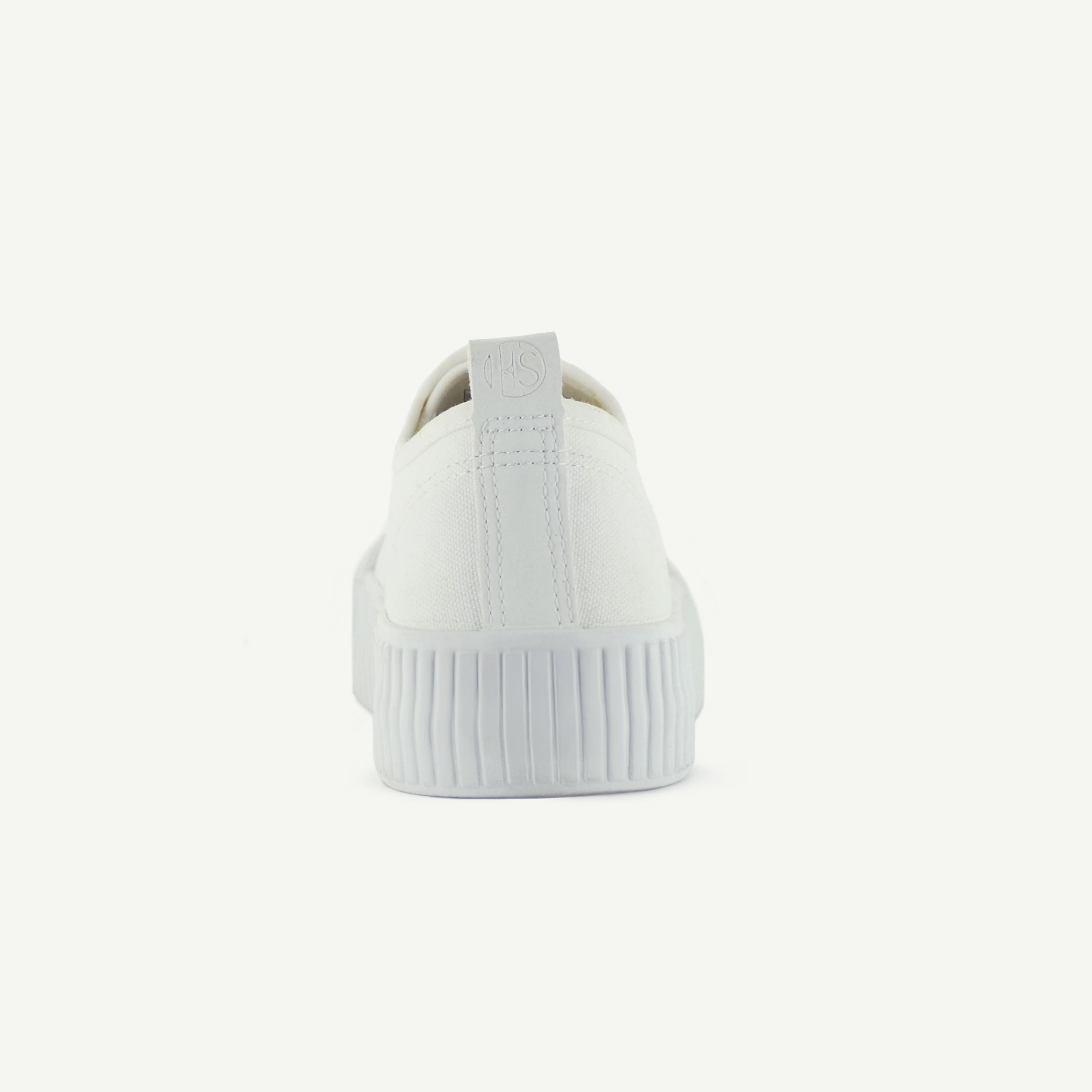 COURT ROYALE: VULCANIZED COURT SHOE - WHITE Elle Footwear