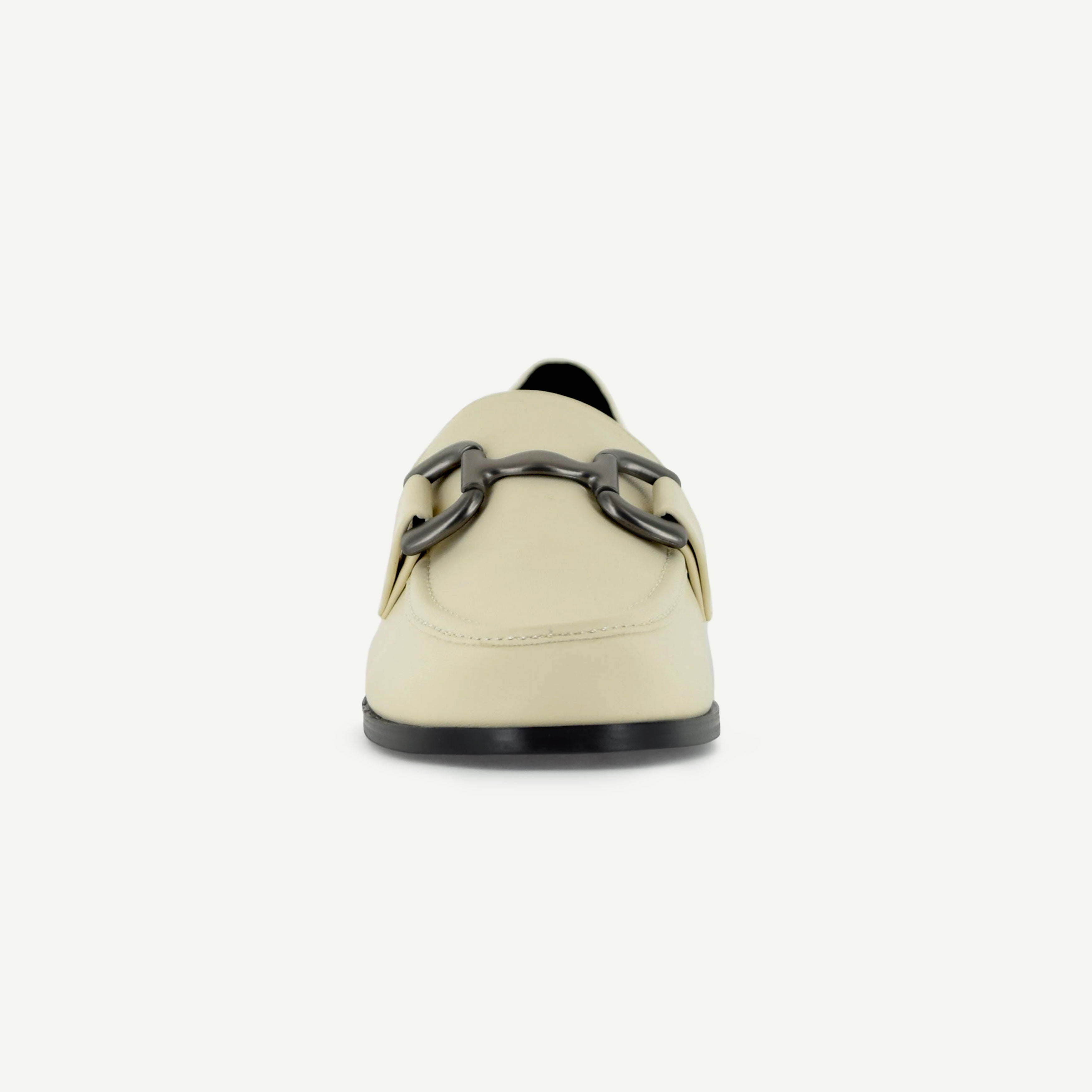GEORGINA: CLASSIC LOAFER - ECRU Elle Footwear