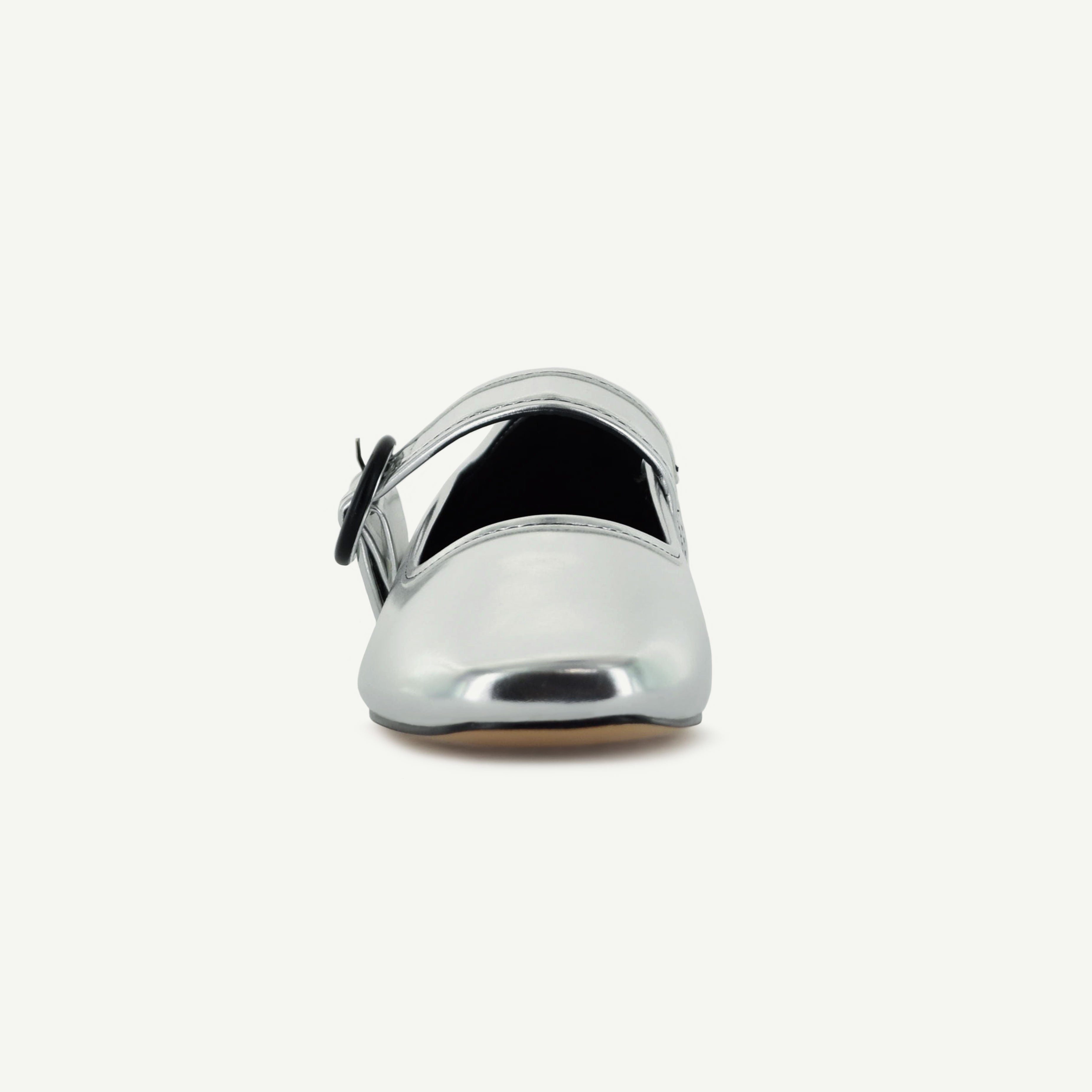 MARIANA: FLAT MARY JANE - SILVER Elle Footwear