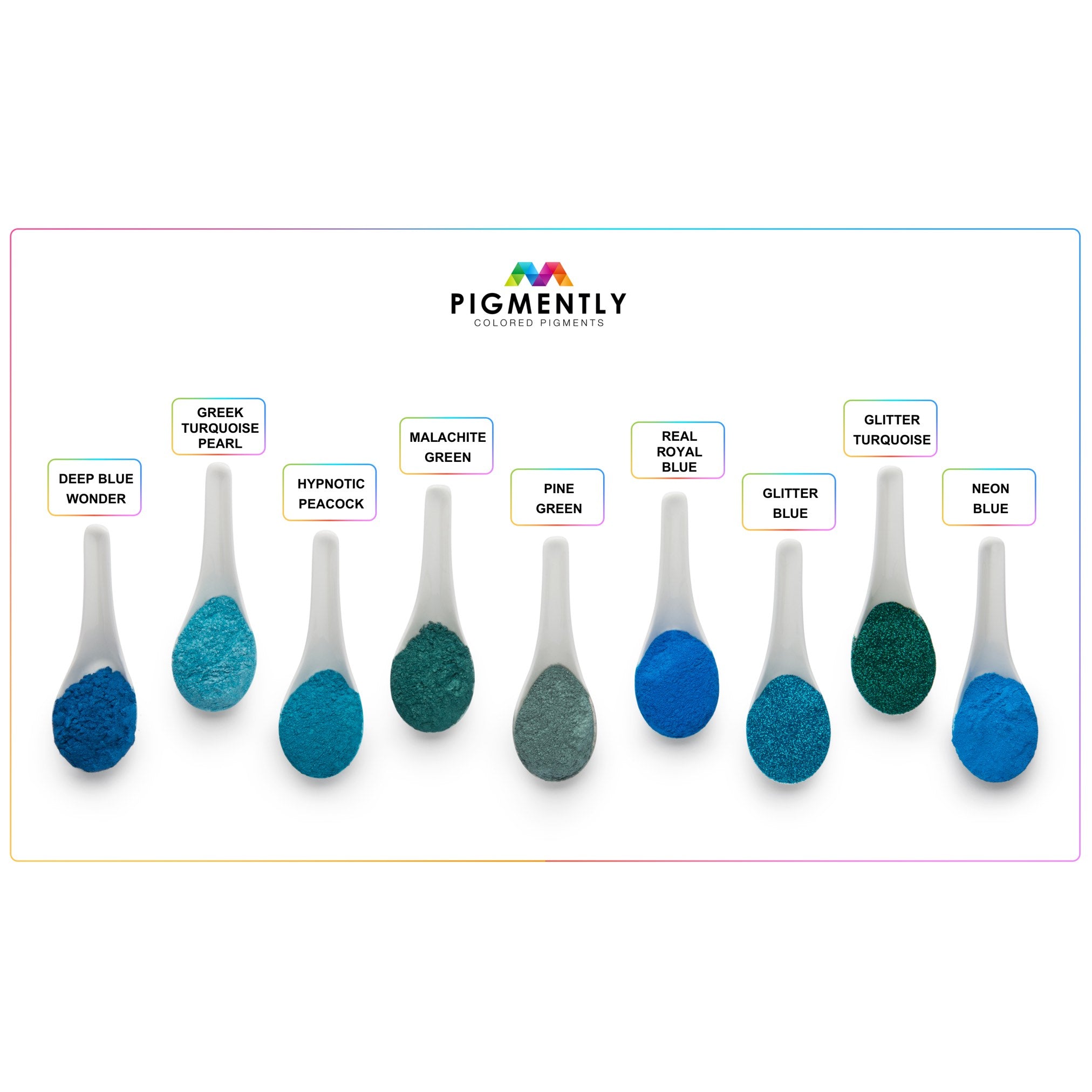 Hypnotic Peacock Epoxy Powder Pigment UltraClear Epoxy