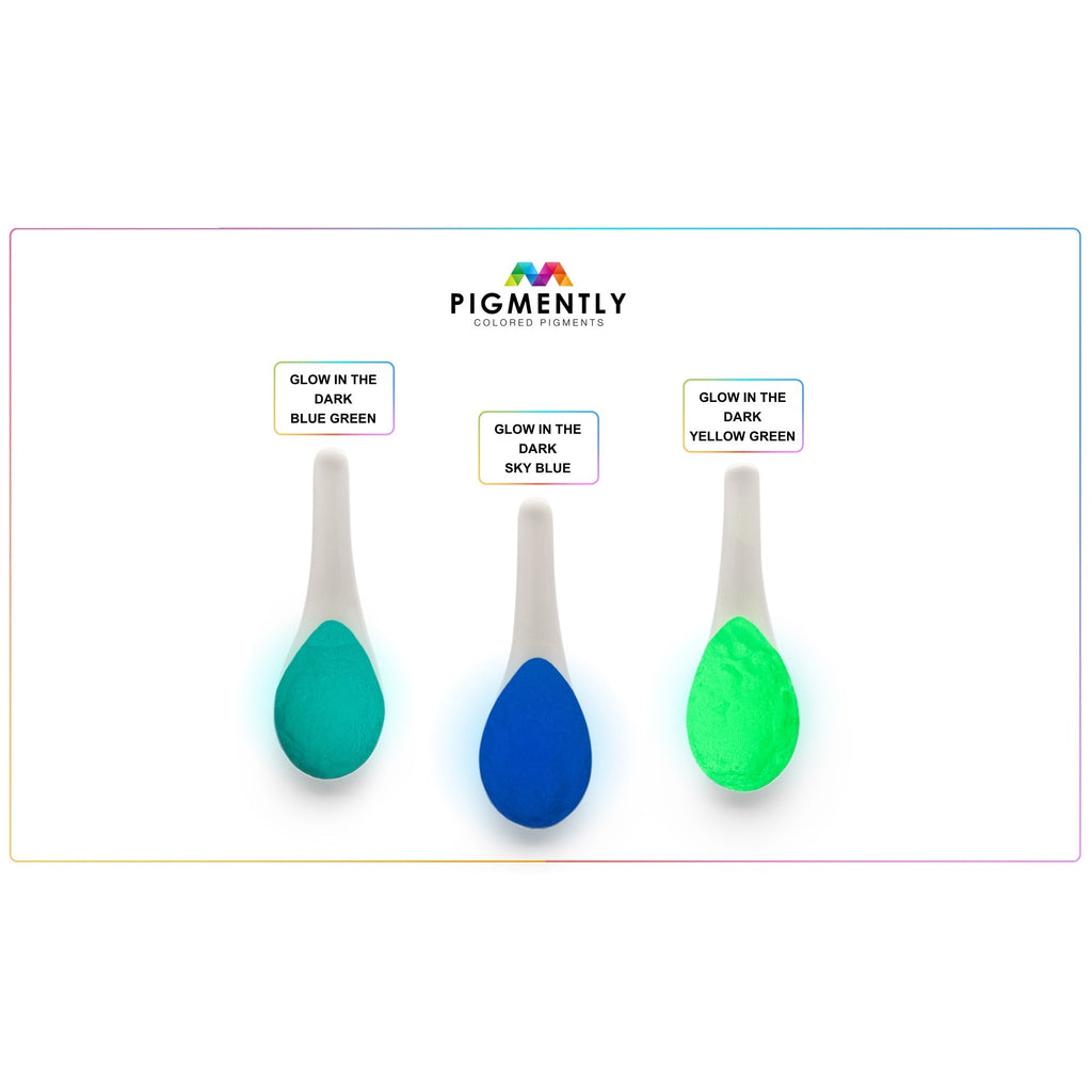 Blue/Green Glow in the Dark Epoxy Powder Pigment UltraClear Epoxy