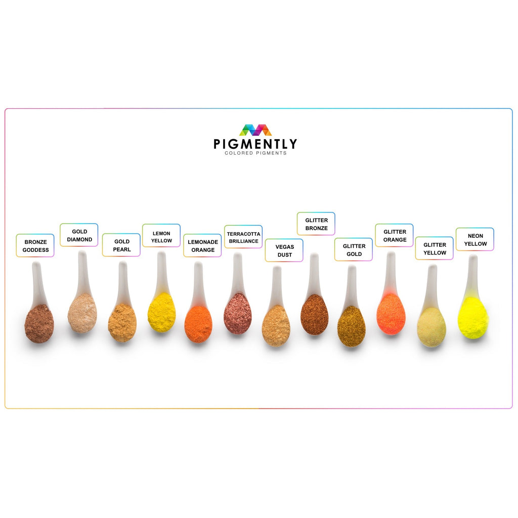 Neon Yellow Epoxy Powder Pigment UltraClear Epoxy