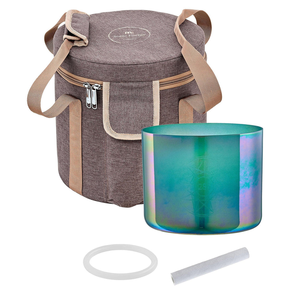 6.75" Essence Solfeggio Crystal Singing Bowl, 285 Hz, Turquoise Green Utah Energy Healing Center