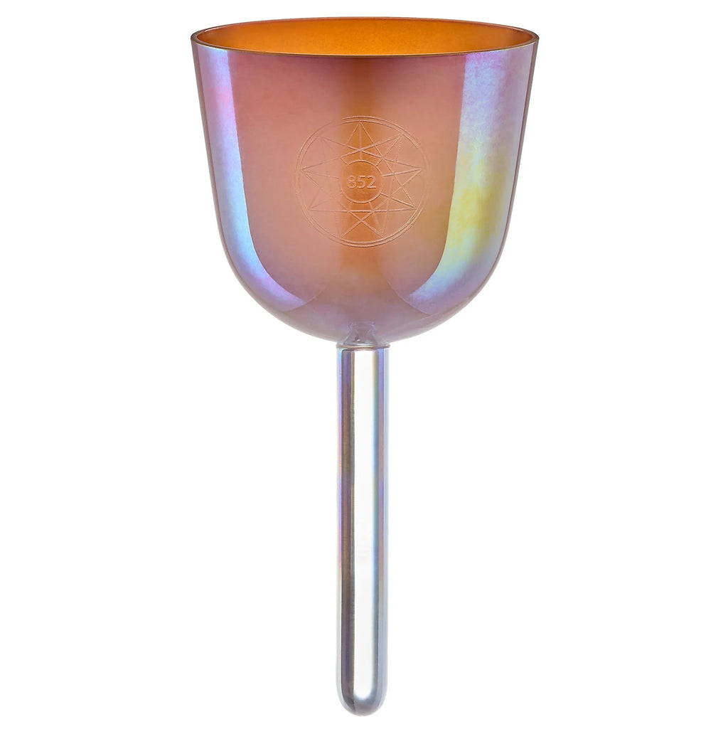 3.75" Essence Solfeggio Crystal Singing Bowl, LA 852 Hz, Mango Mojito Utah Energy Healing Center