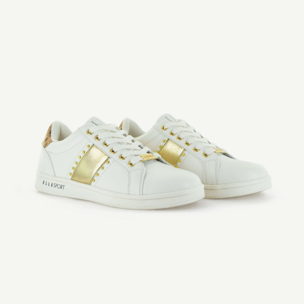 ECLAIR: COURT SHOE - WHITE Elle Footwear