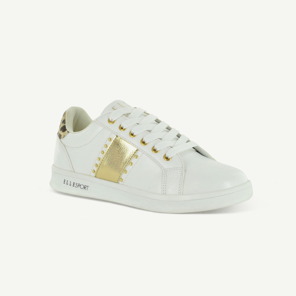 ECLAIR: COURT SHOE - WHITE Elle Footwear