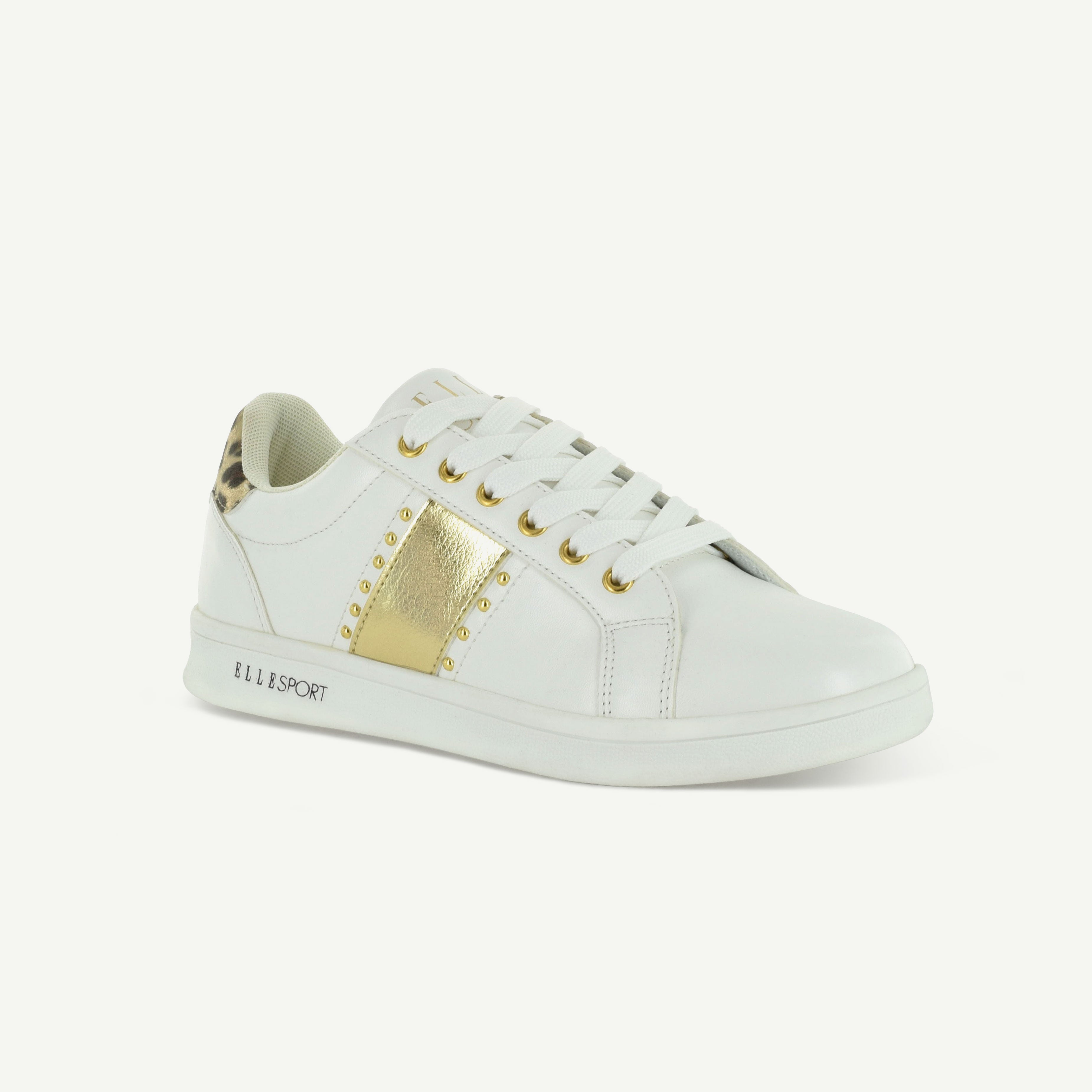ECLAIR: COURT SHOE - WHITE Elle Footwear