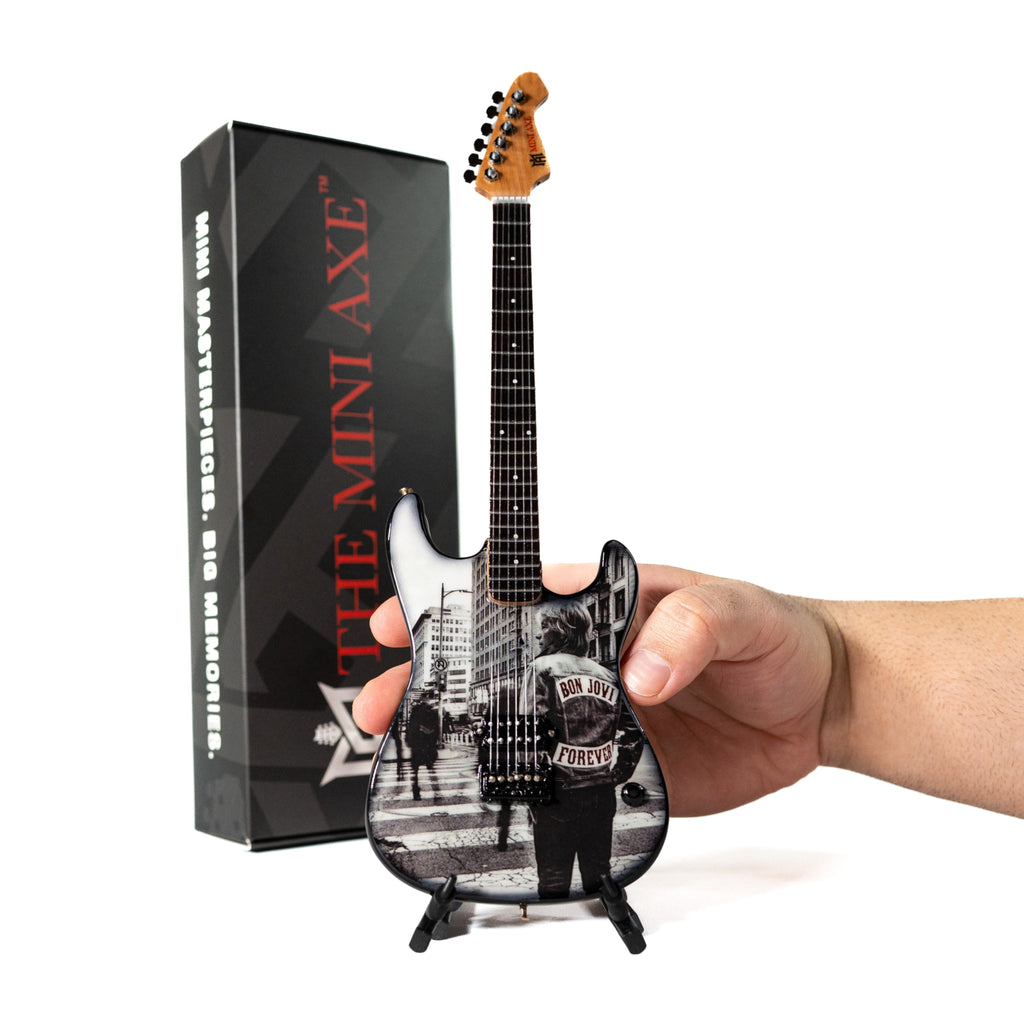 Bon Jovi Forever Album Miniature Guitar The Mini Axe