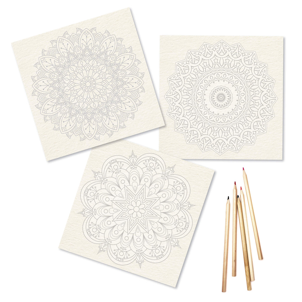 Mandala Coloring Sheets - Deluxe 110lb Paper, Artist Quality elseware unplug
