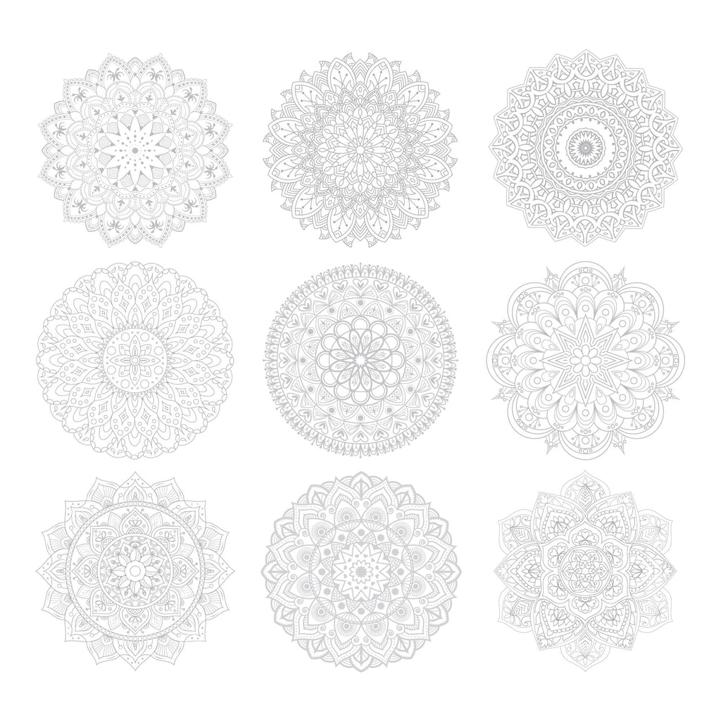 Mandala Coloring Sheets - Deluxe 110lb Paper, Artist Quality elseware unplug