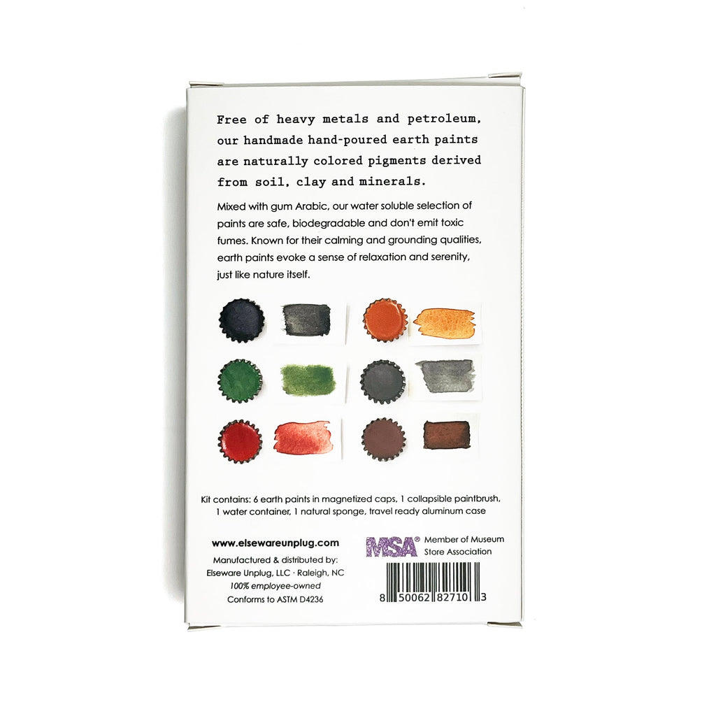 Earth Paints – Handmade – Set of 6 Natural Colors elseware unplug