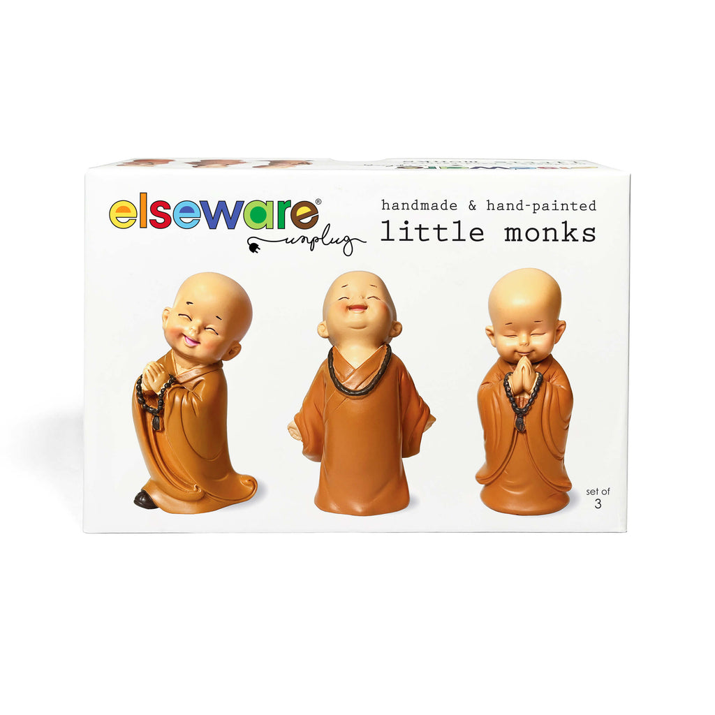 3 Little Monks- Handmade Joy for Mental Health & Self-Care elseware unplug