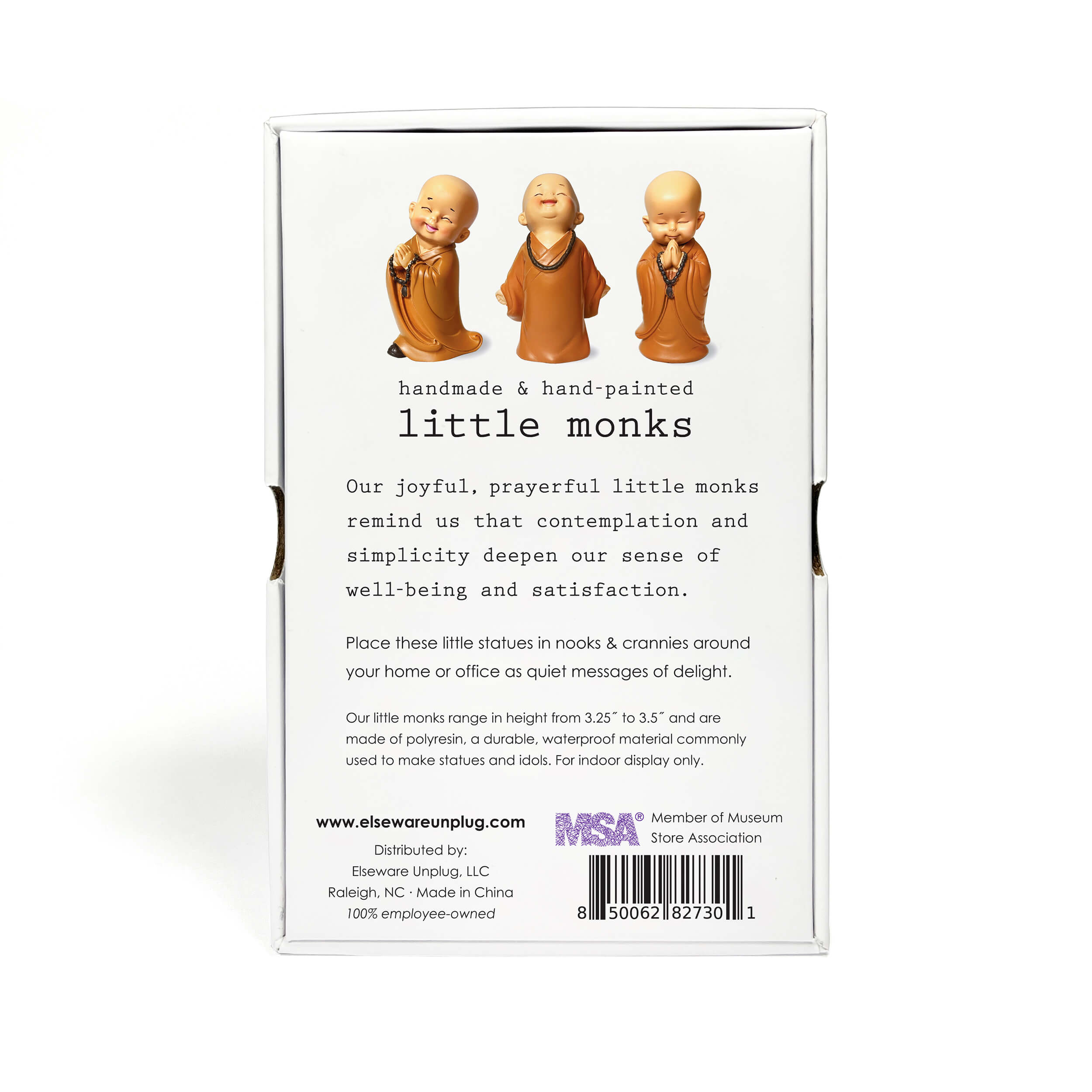 3 Little Monks- Handmade Joy for Mental Health & Self-Care elseware unplug