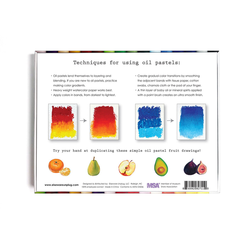 Oil Pastels – Talc-Free – Non-Toxic – 24 Colors elseware unplug
