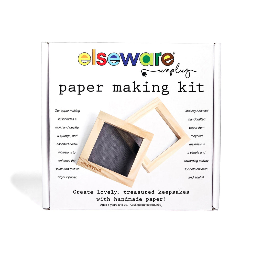 Paper Making Kit DIY – Recycled Handmade Paper Craft elseware unplug