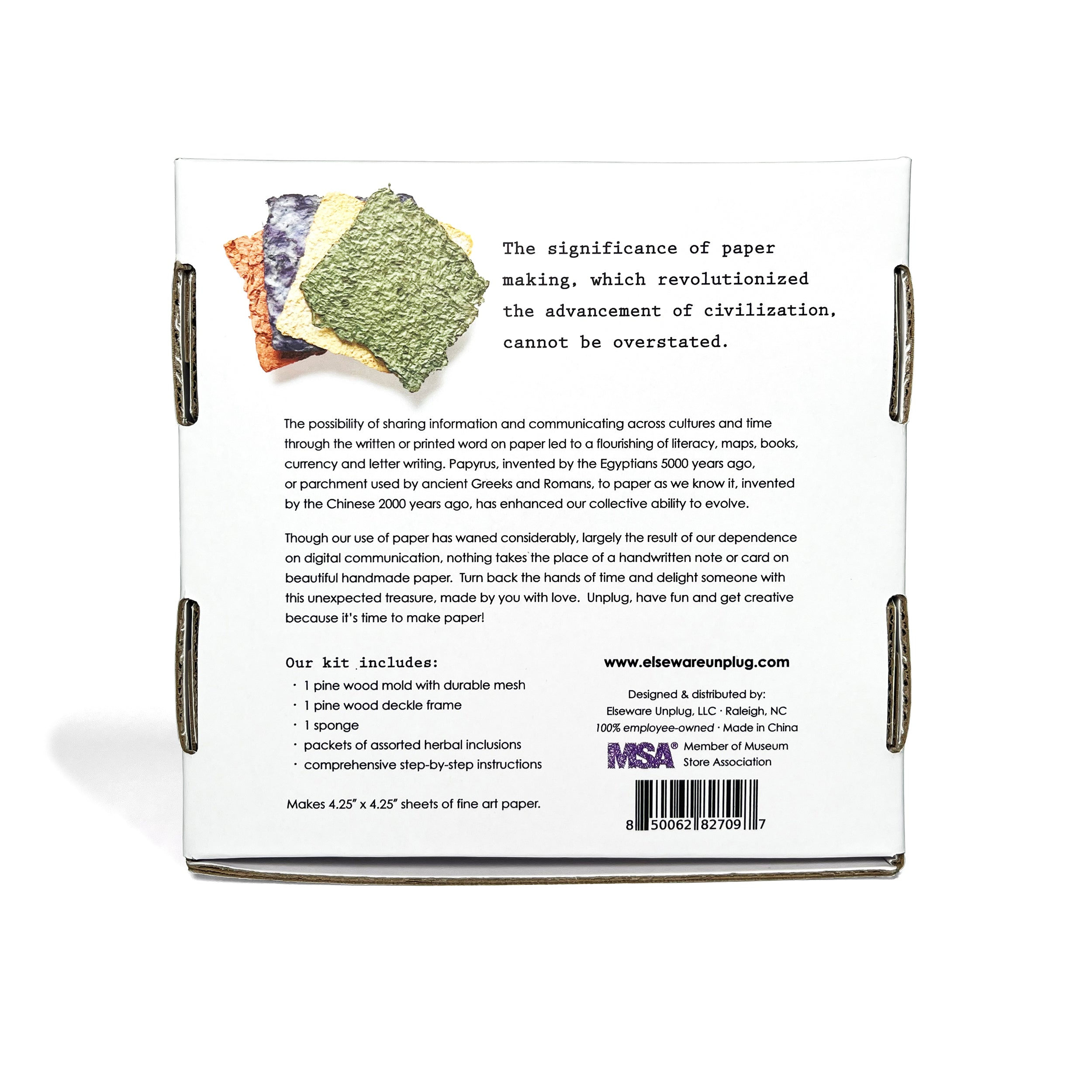 Paper Making Kit DIY – Recycled Handmade Paper Craft elseware unplug